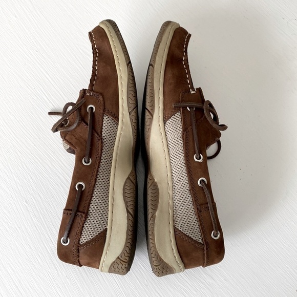 Highland Creek Brown Chesapeake Suede Dockside Boat Shoes 9 Like New Comfy - Picture 9 of 17